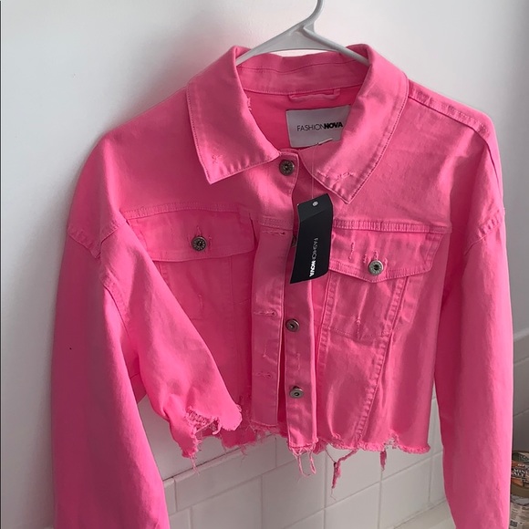 neon pink denim